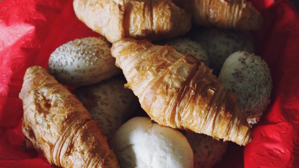 Fresh butter croissants